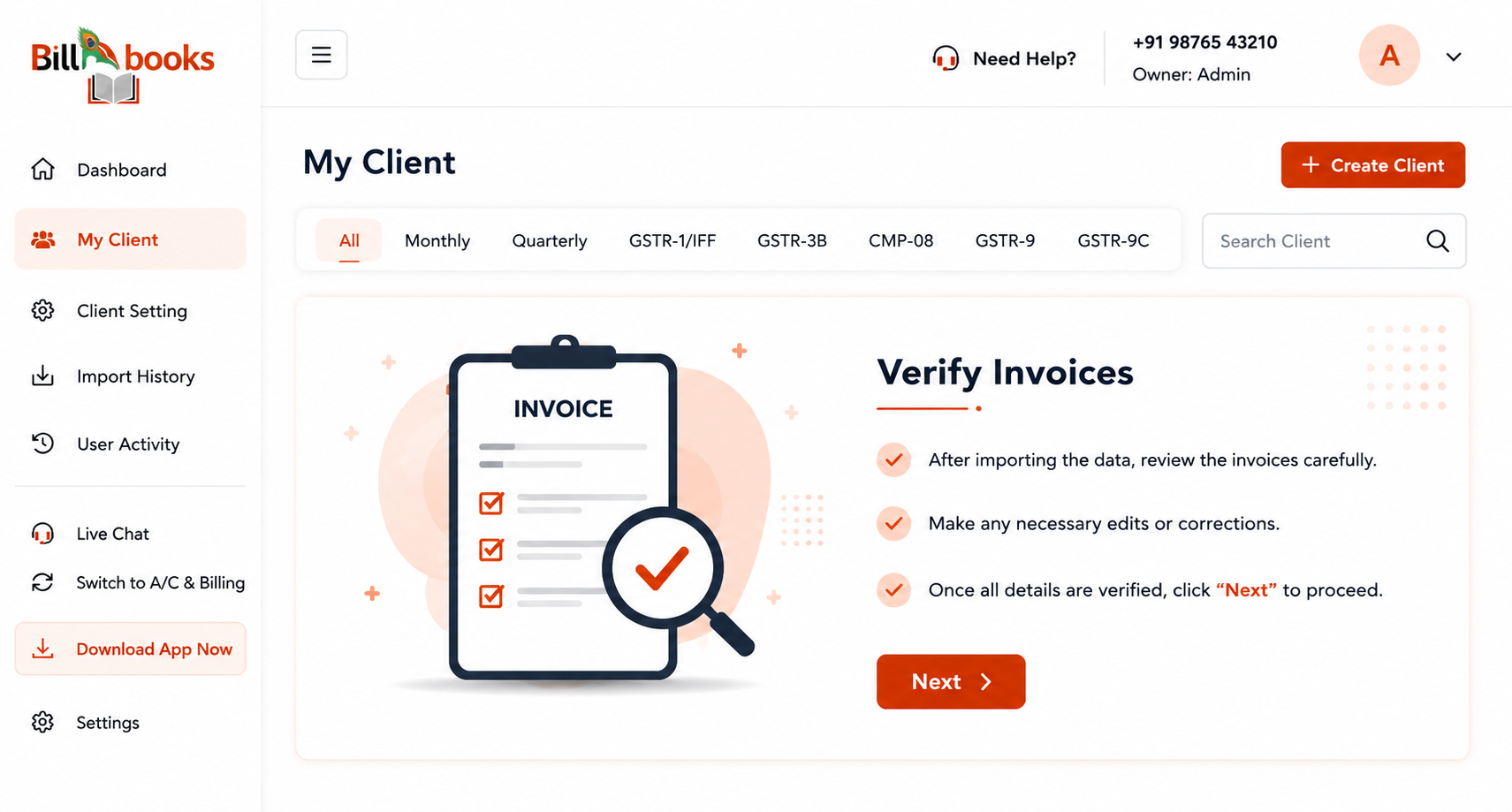 Verify Invoices